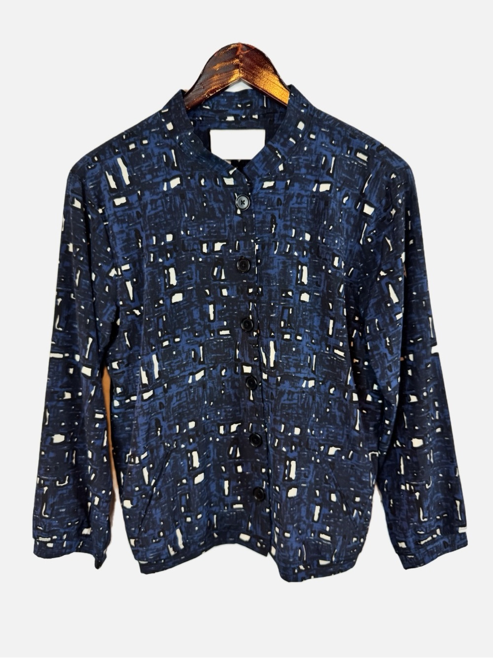 Samantha Sung | 100% Silk Button Down Jacket, 10